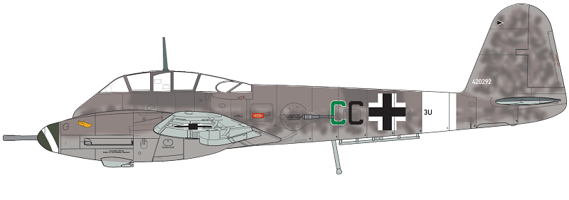 Bilder des neuen Bausatzes Me 410 von Airfix